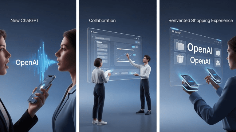 Nouvelles fonctionnalités de ChatGPT : voix, collaboration et shopping réinventés pour mieux interagir